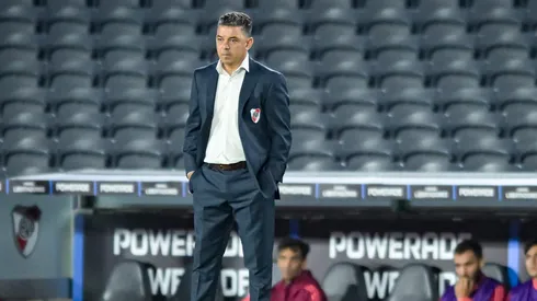 Gallardo, en River vs. Barcelona.