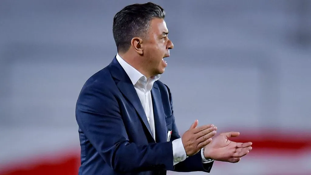 Gallardo empieza a armar el esquema para el domingo frente a Talleres.