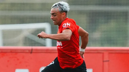 Alex Woiski tuvo su primer entrenamiento en River.