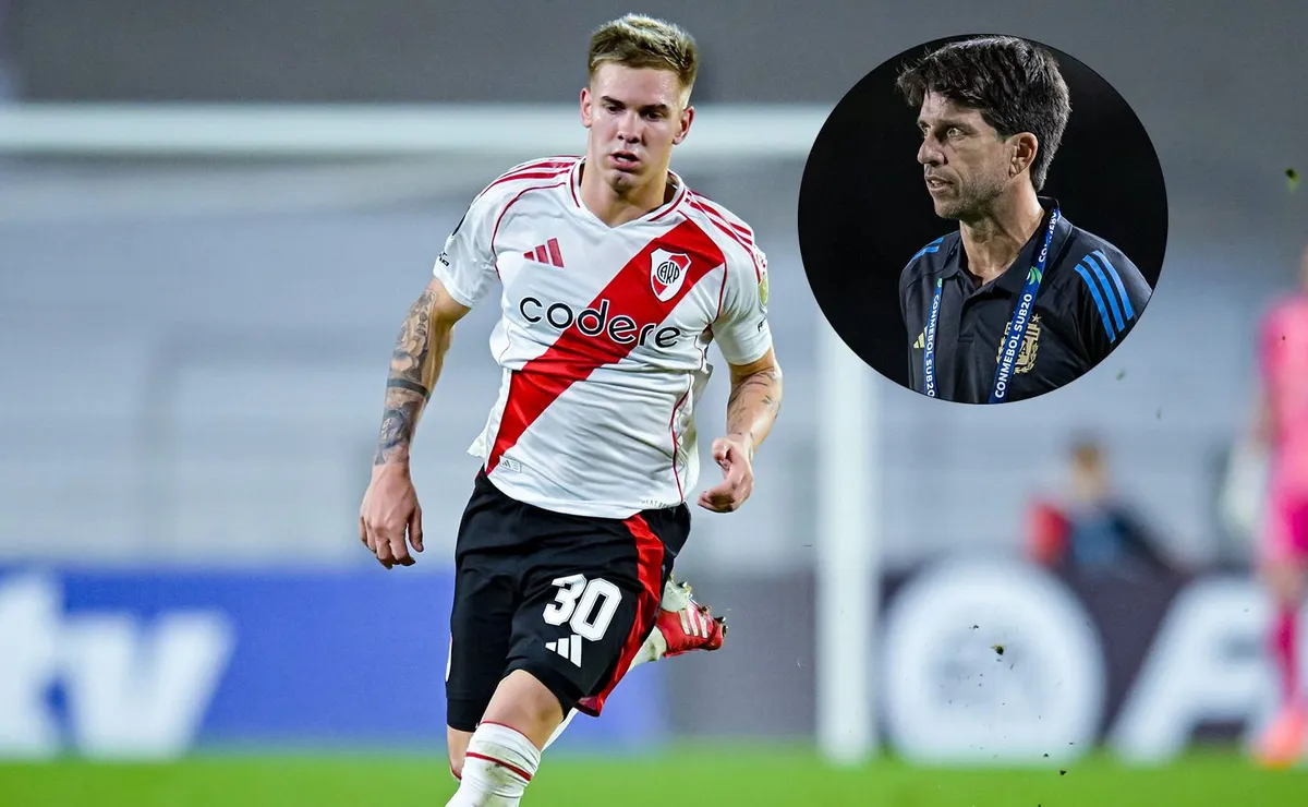 Mastantuono recibió grandes elogios por parte de Diego Placente.