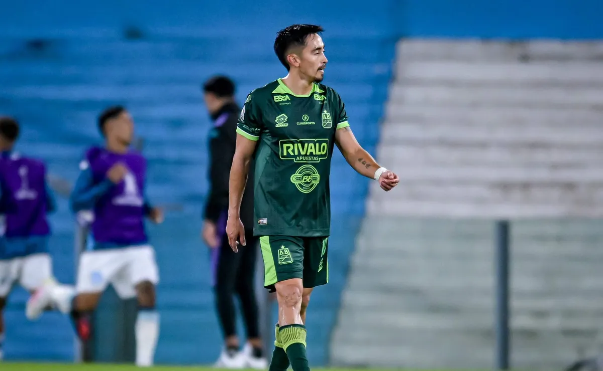 Fabián Sambueza, autor de un gol histórico en Copa Libertadores.