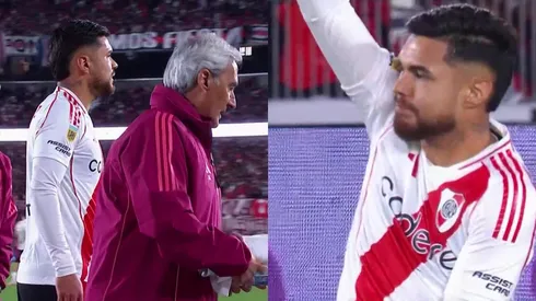 Paulo Díaz se lesionó en el gol de Talleres.