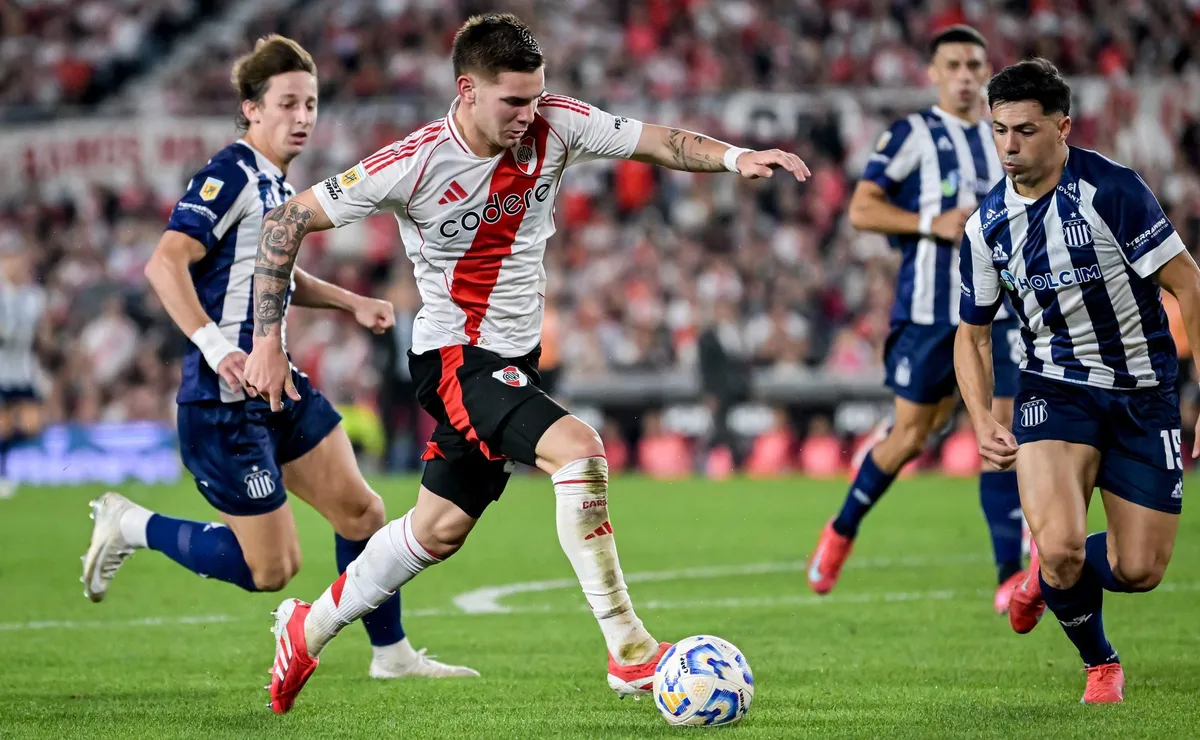 Mastantuono fue la figura de River.