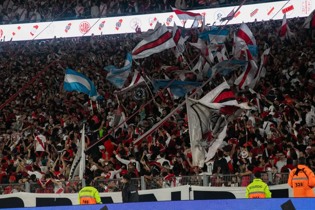 El hincha de River se fue enojado. (LPM/Diego Haliasz)