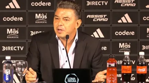 Marcelo Daniel Gallardo en conferencia post River – Talleres.
