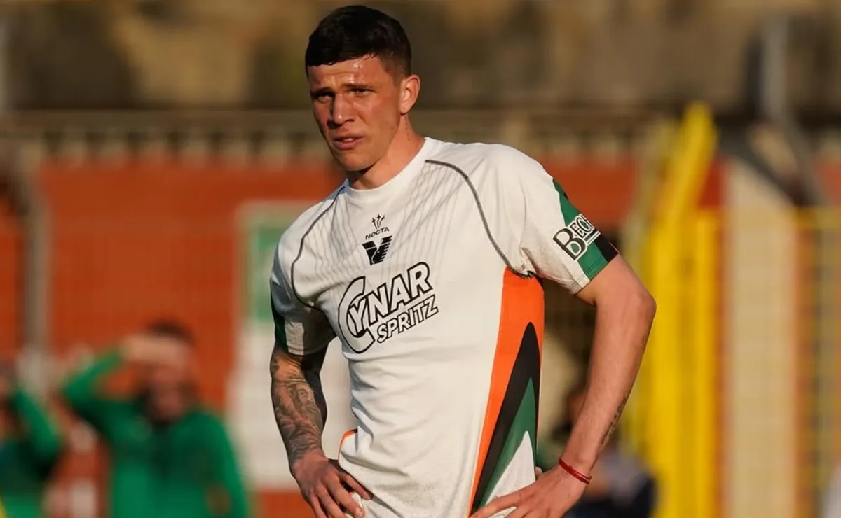 Franco Carboni, ex jugador de River, pasó por el Venezia FC de Italia (FOTO: @frankitocarboni_).
