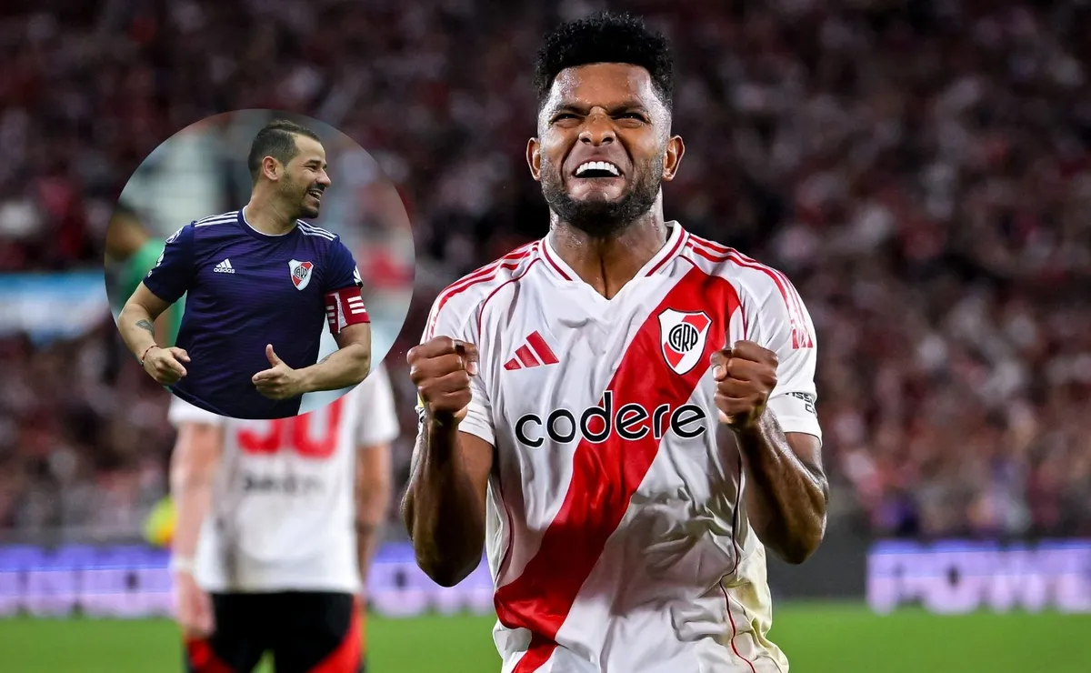 El hijo de Mora se sacó una foto con Borja.