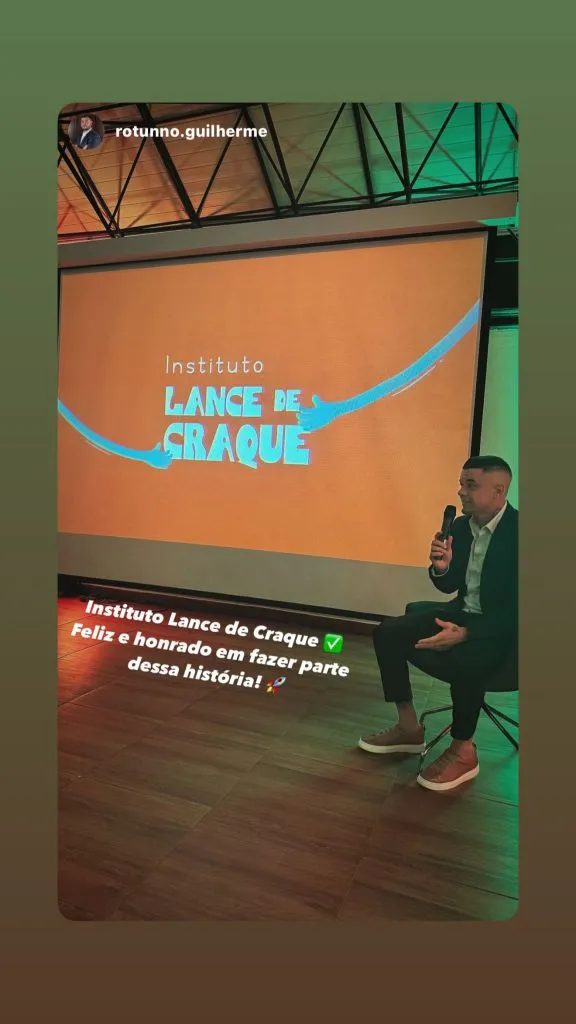 Andrés D’Alessandro anunció la fundación de su instituto educativo en Brasil llamado Lance de Craque (FOTO: @lancedecraque).