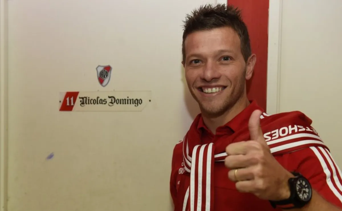 Domingo habló de su vida en River.