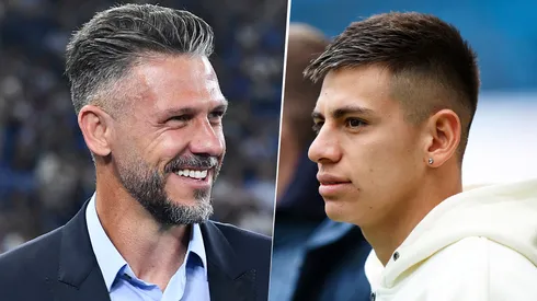 El DT aconsejó al joven tras su incorporación al City.