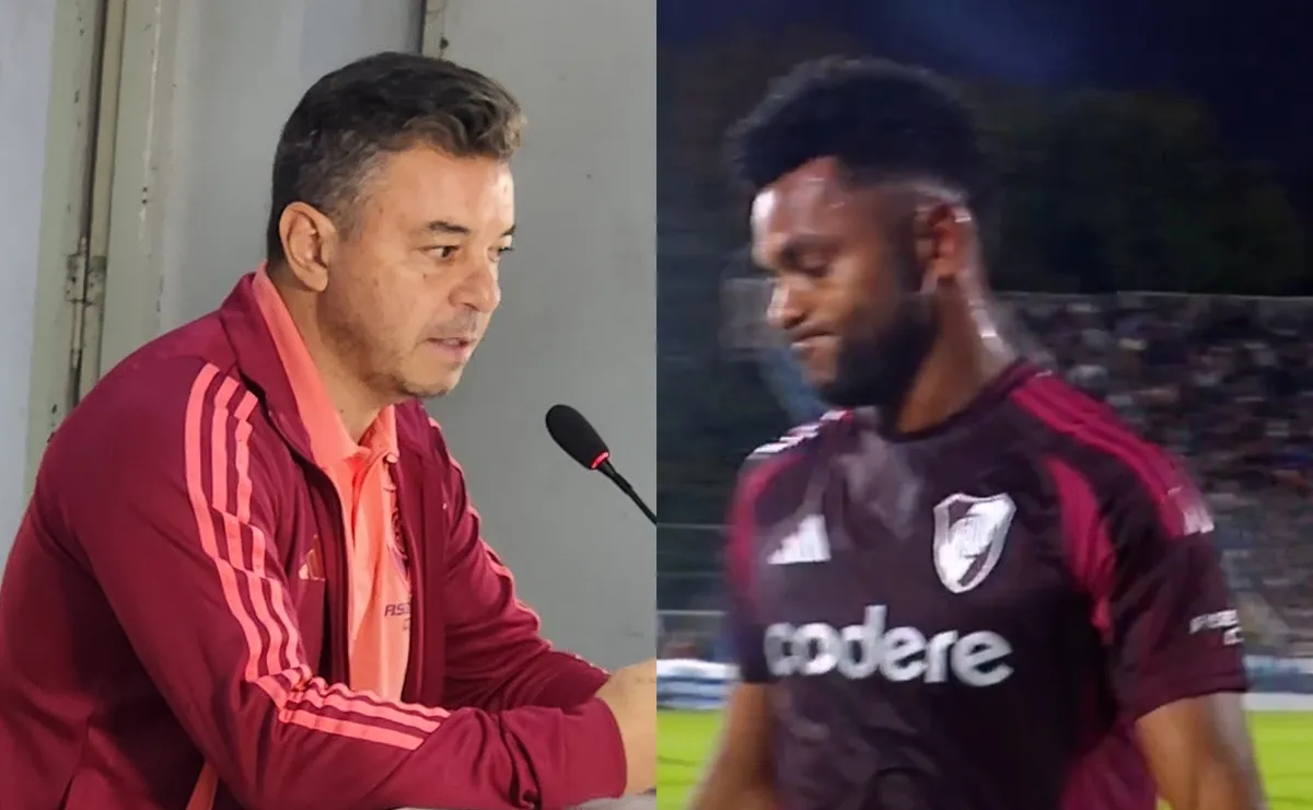 Gallardo se refirió a la posible lesión de Borja.