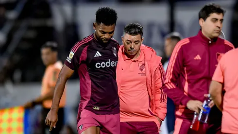 El gesto de Gallardo con Borja.