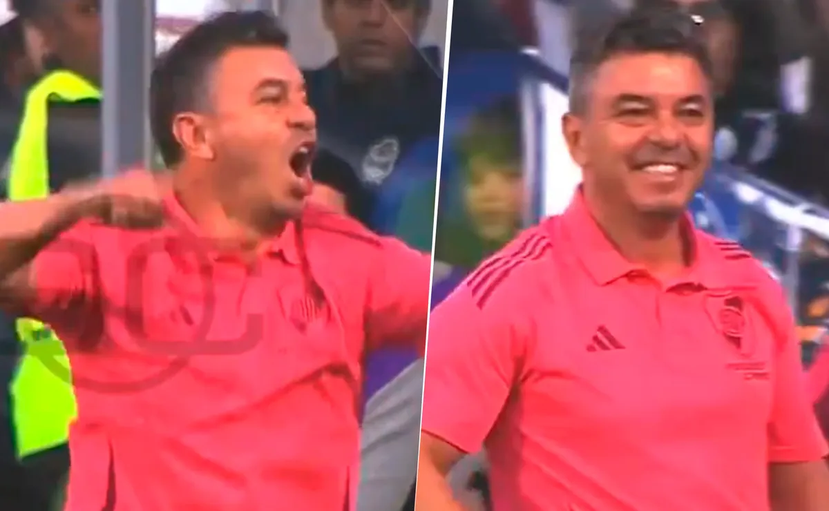 El Muñeco vivió el tanto de Mastantuono de una forma especial.