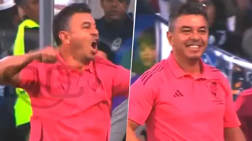 El Muñeco vivió el tanto de Mastantuono de una forma especial.