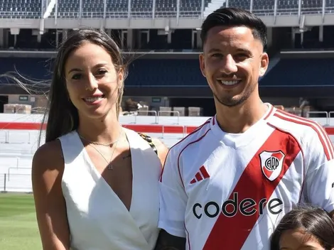 El posteo de la mujer de Driussi tras su primer gol en River