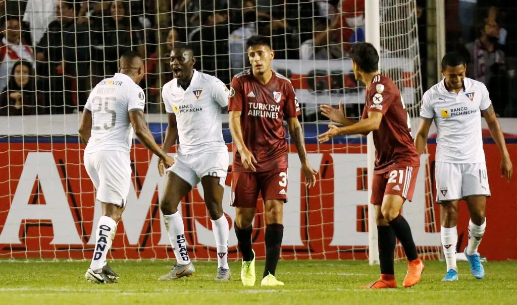 Última vez de River en Quito: derrota 0-3 vs. Liga en 2020.