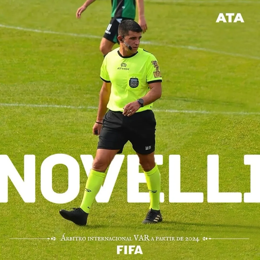 Novelli estará en el VAR durante el Superclásico.