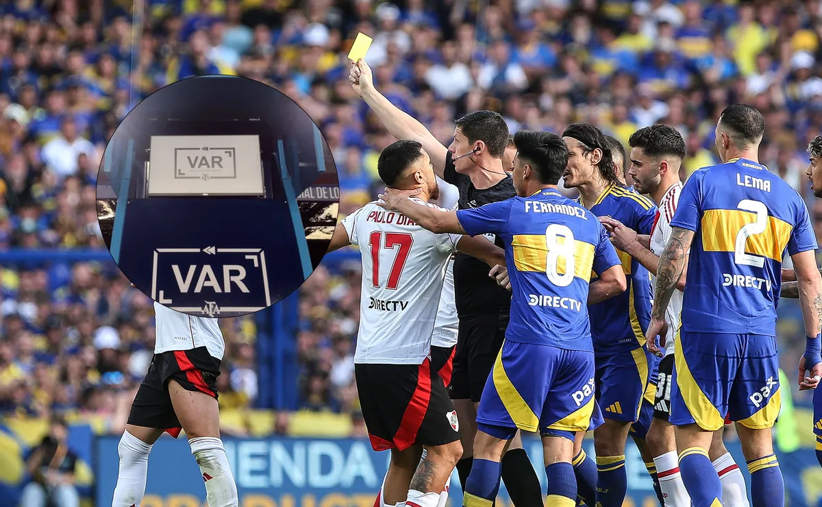 El VAR del Superclásico despertó polémica.