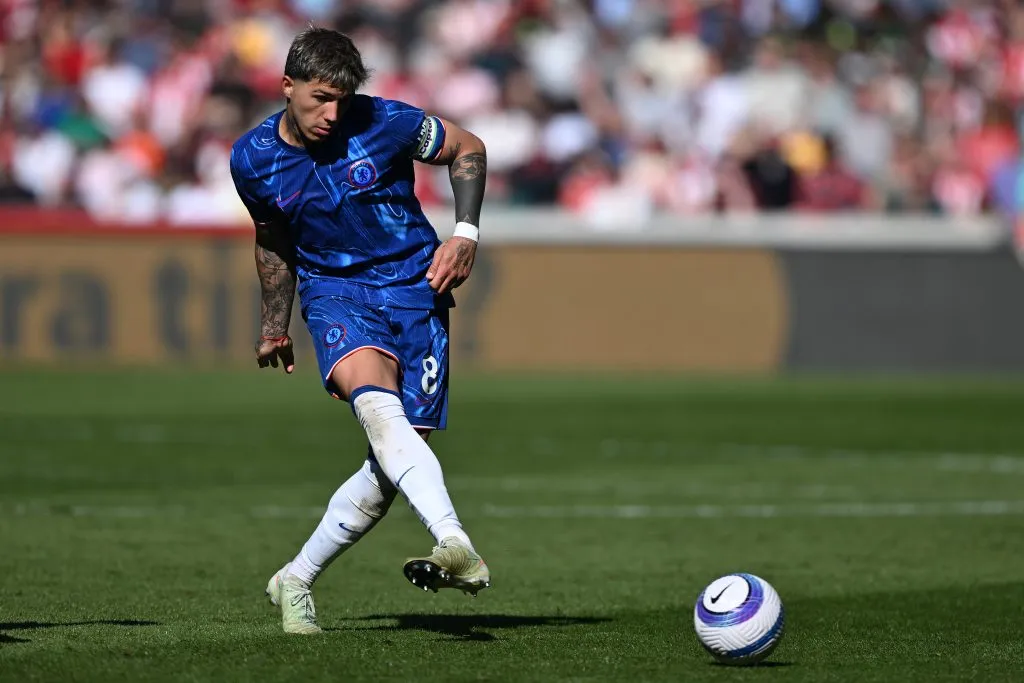 Enzo llenó de elogios a Mastantuono. (Getty)