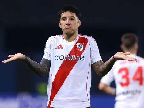 La revelación de la esposa de Driussi sobre su curioso festejo de gol ante Ind. del Valle