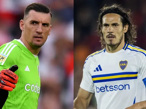 Tajante frase de Armani cuando le preguntaron por la lesión de Cavani