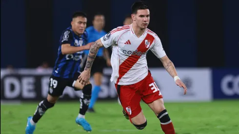 Mastantuono tuvo un gran gesto con un hincha ecuatoriano.