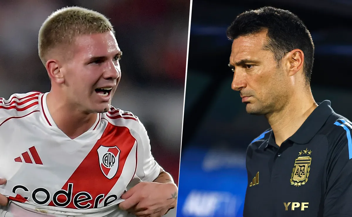 El pibe ya capta la atención de Scaloni y su cuerpo técnico.