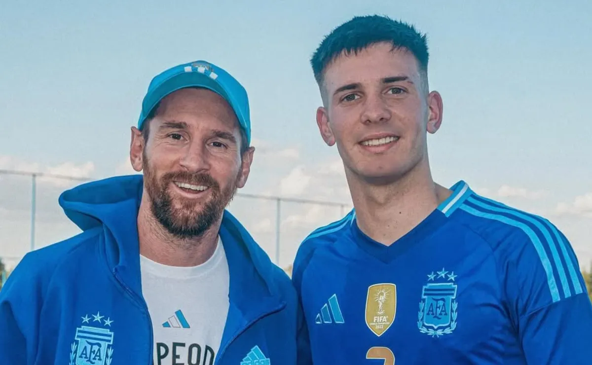 Mastantuono compartirá plantel con Messi durante la próxima doble fecha de Eliminatorias.