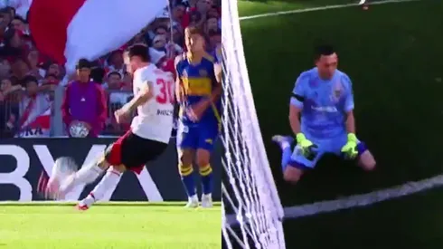 La imagen de Marchesín tras el golazo.