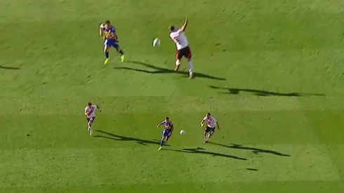 El error de Pezzella en el Superclásico.