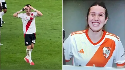 Franco y Lucila, dos de los hermanos Mastantuono.