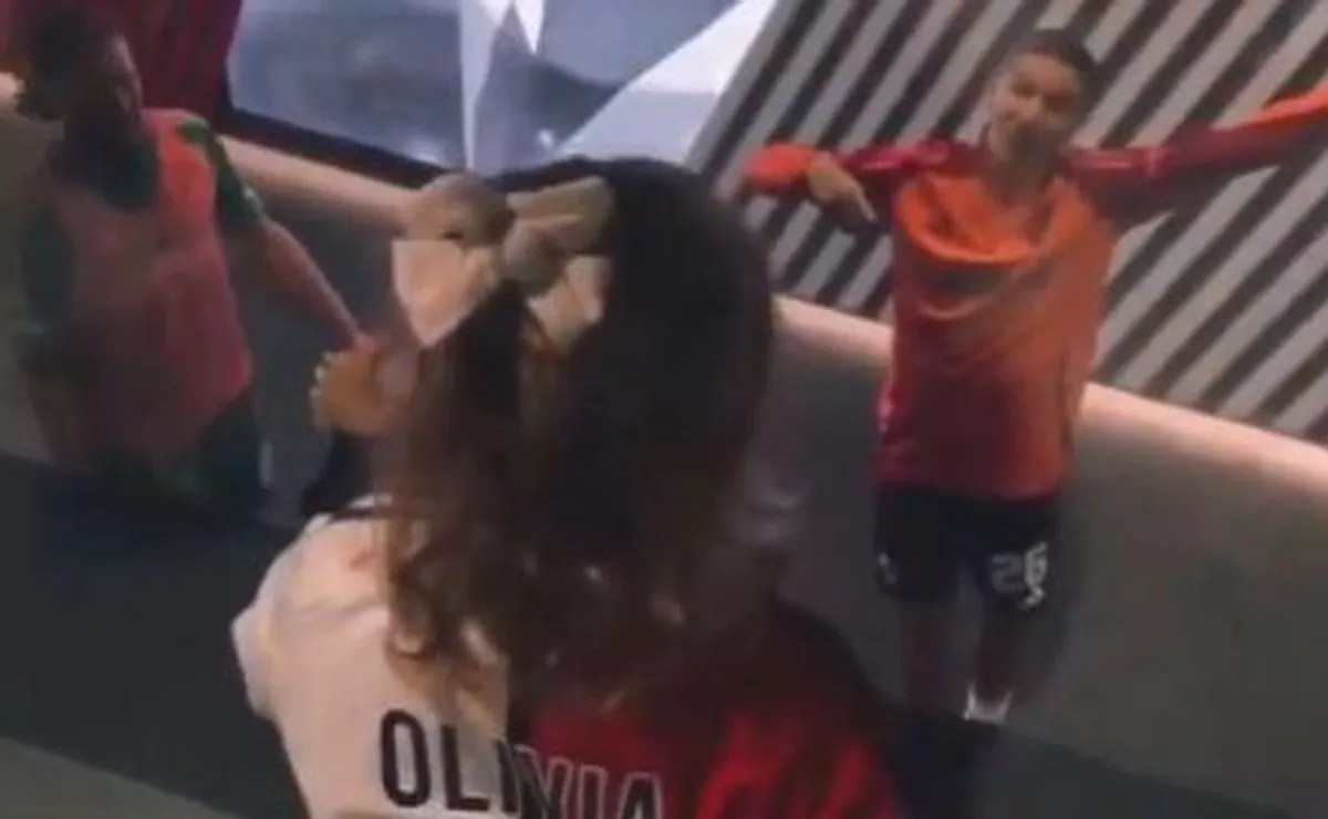 Tierno momento de Nacho Fernández con su hija.