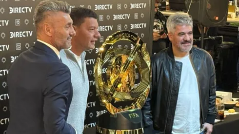 Ariel Ortega, estrella invitada al tour del trofeo del Mundial de Clubes en la Argentina.