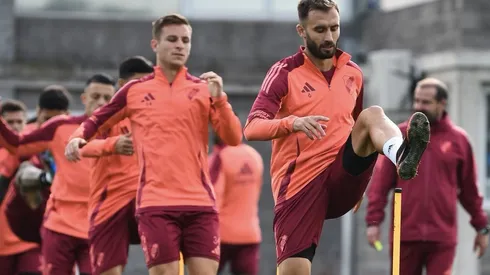 River ya se muestra sin Codere en el pecho.