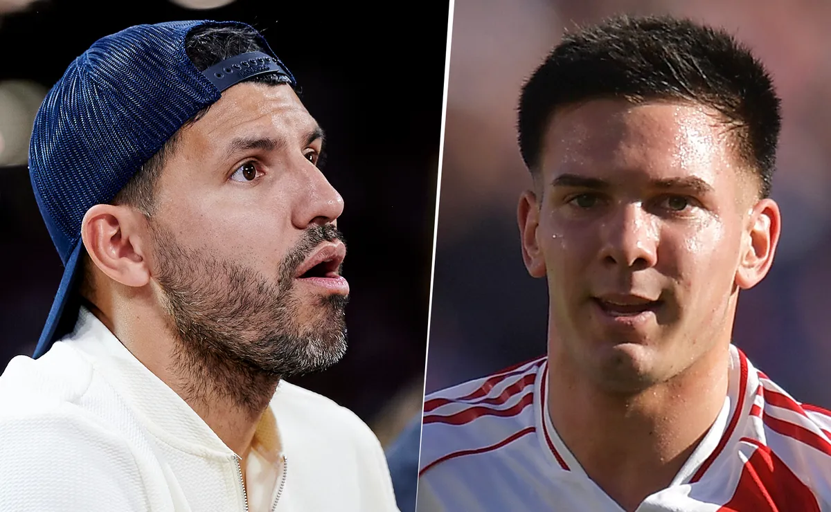 El Kun habló maravillas del pibe de River.