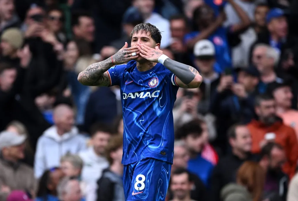 Enzo Fernández convirtió en Chelsea vs. Liverpool.
