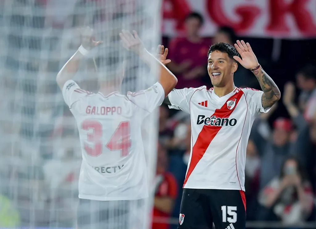 Driussi puso el primero de River ante Vélez. Luego vinieron los goles de Colidio y Nacho Fernández.
