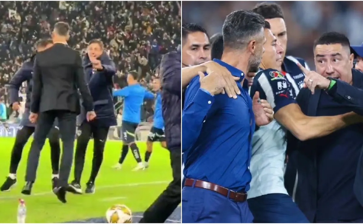 Martín Demichelis, expulsado en México por desaforado festejo y cruce con DT de Pumas UNAM (FOTO: Captura TV e Imago7)
