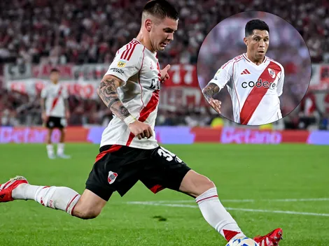 El video de Enzo Pérez aconsejando a Mastantuono en pleno partido vs. Vélez