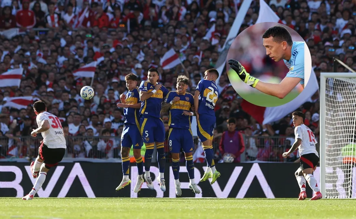 Qué dijo Marchesín del gol en el Superclásico.