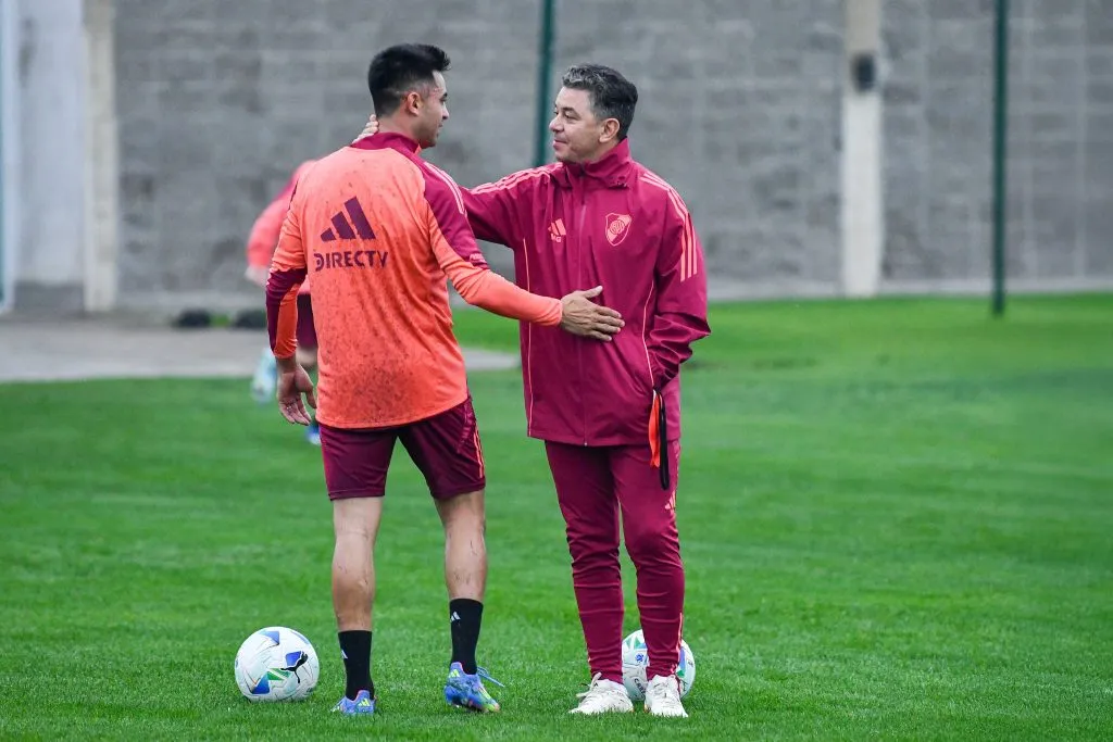 La foto que subió River por la recuperación del Pity.