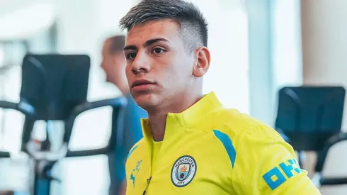 Echeverri reveló una charla con Pep Guardiola.