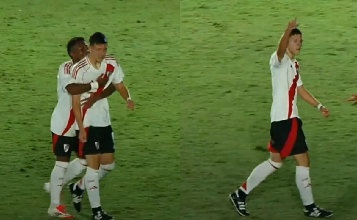 Bastian Demichelis marcó un gol en un torneo en Brasil: el video y el posteo de Evangelina Anderson