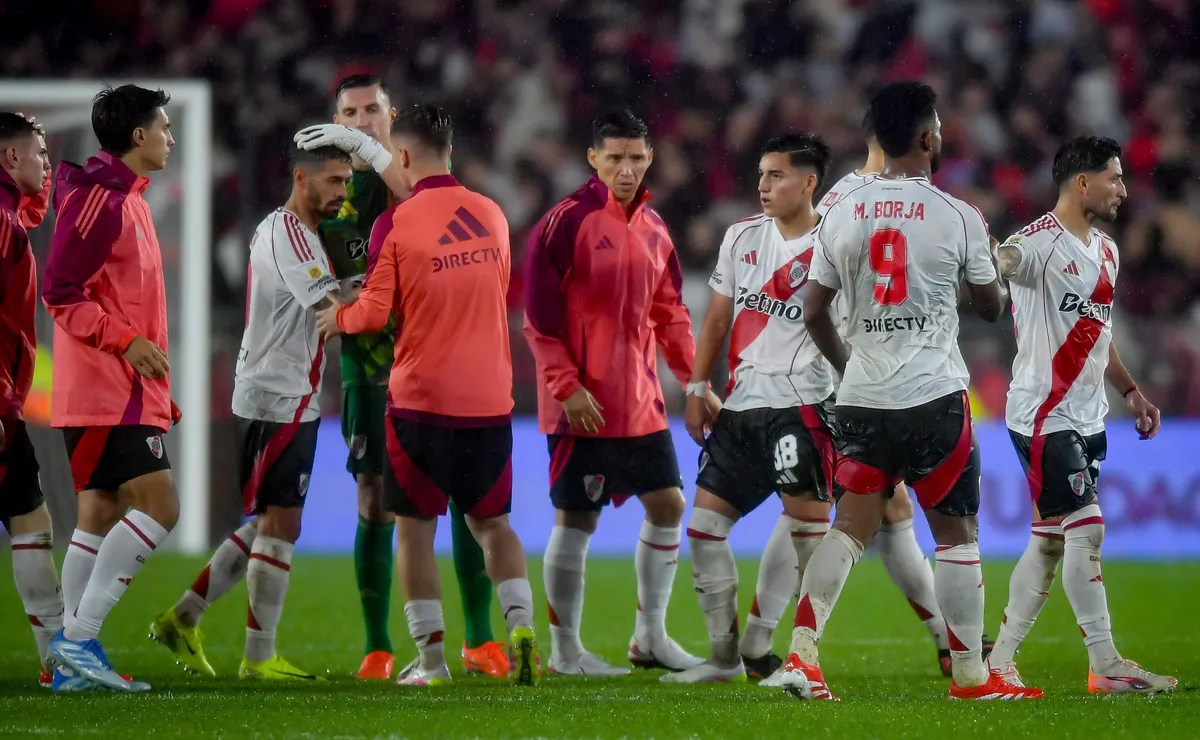 Ránking de minutos jugados en River en 2025.