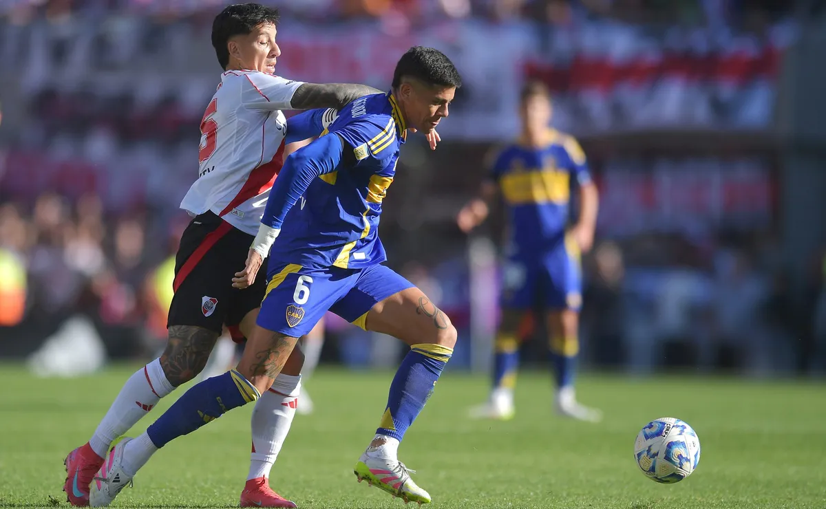 Marcos Rojo habló del Superclásico.