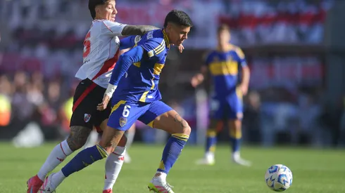 Marcos Rojo habló del Superclásico.