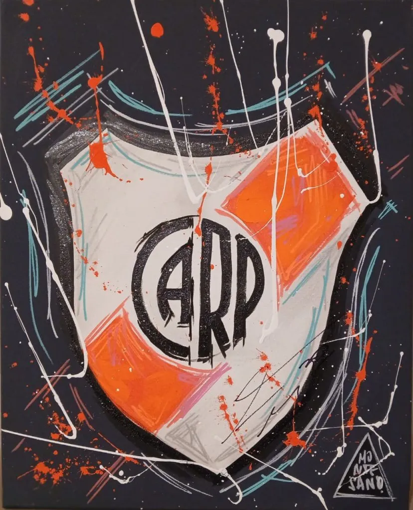 La obra lleva la firma de Mastantuono.