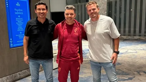 Gallardo recibió la visita de Nasuti.