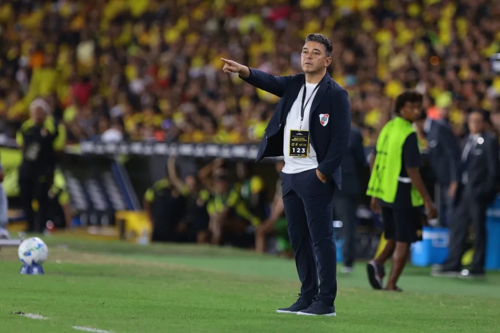 Gallardo valorizó el gran triunfo de River en Ecuador. (Getty Images)