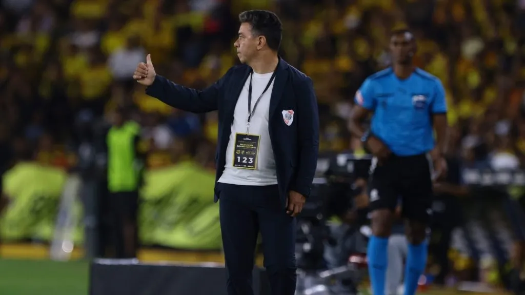 Gallardo se fue contento, pero marcó los errores de River en Ecuador.